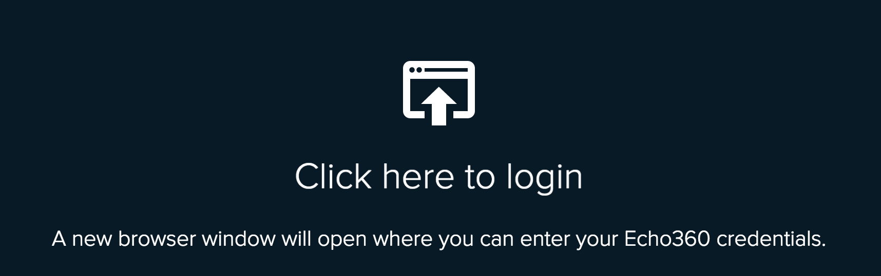 Login prompt