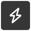 dark gray interactive media icon