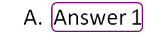 Correct Answer Indicator - Rectangle