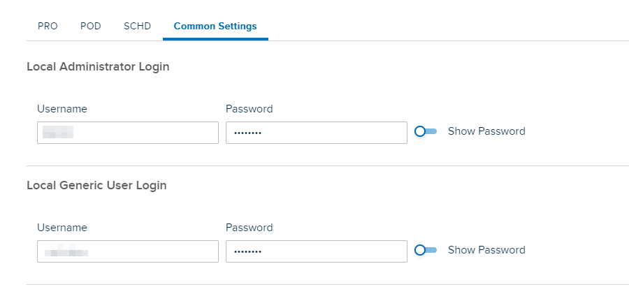 generic device logins for steps as described