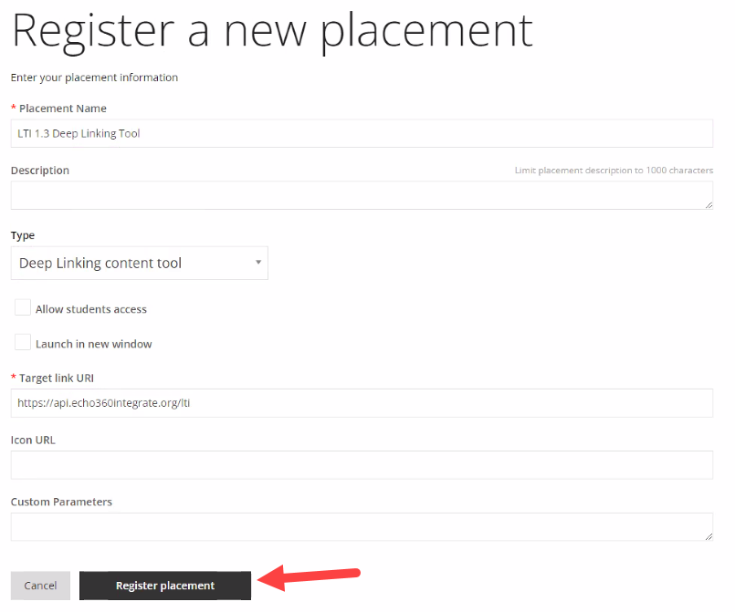Register placement button identified as described