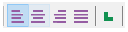 Alignment icons in the Test Generator Picture toolbar