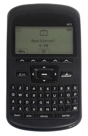 The front of an Echo360 QT2 Clicker