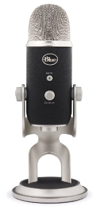 photo of Blue Yeti XLR microphone