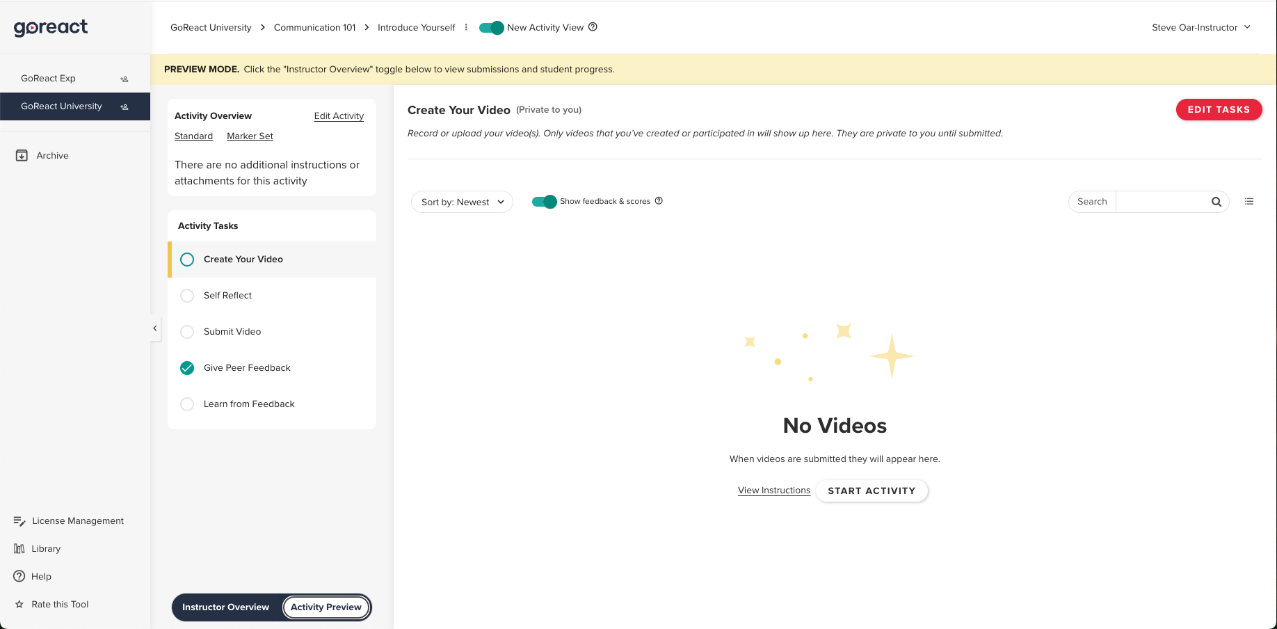 Use the Activity Preview to see what students see.
